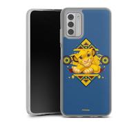 DeinDesign Coque en Silicone Compatible avec Nokia G 42 5G Etui Silicone Coque Souple Le Roi Lion Simba Produit sous Licence Officielle