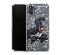 DeinDesign Coque en Silicone Compatible avec Nothing Phone 2 Etui Silicone Coque Souple Marvel Venom Méchant