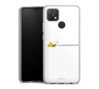 DeinDesign Coque en Silicone Compatible avec Oppo A15 Etui Silicone Coque Souple Peanuts Produit sous Licence Officielle Enfants