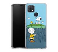 DeinDesign Coque en Silicone Compatible avec Oppo A15 Etui Silicone Coque Souple Snoopy Peanuts Enfants
