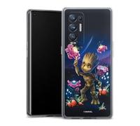 DeinDesign Coque en Silicone Compatible avec Oppo Find X3 Neo Etui Silicone Coque Souple Les Gardiens de la Galaxie Baby Groot Marvel