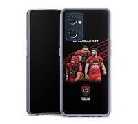 DeinDesign Coque en Silicone Compatible avec Oppo Find X5 Lite Etui Silicone Coque Souple RC Toulon Produit sous Licence Officielle Rugby Club Toulonnais