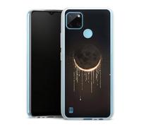 DeinDesign Coque en Silicone Compatible avec Realme Realme C21Y Etui Silicone Coque Souple Lune Pleine Lune Lumière