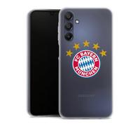 DeinDesign Coque en Silicone Compatible avec Samsung Galaxy A15 5G Etui Silicone Coque Souple FC Bayern Munich FCB Étoiles