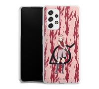 DeinDesign Coque en Silicone Compatible avec Samsung Galaxy A53 5G Etui Silicone Coque Souple Naruto Shippuden Produit sous Licence Officielle Sakura