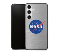 DeinDesign Coque en Silicone Compatible avec Samsung Galaxy S24 + Étui Silicone Coque Souple NASA Metal Logo