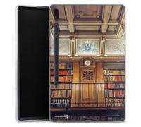 DeinDesign Coque en Silicone Compatible avec Samsung Galaxy S7 FE 2021 Tab Coque Coque pour Tablette Rétro Photographie Livres