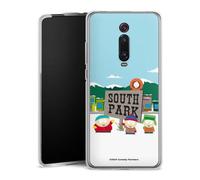 DeinDesign Coque en Silicone Compatible avec Xiaomi Mi 9T Pro Etui Silicone Coque Souple South Park Logo Produit sous Licence Officielle