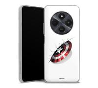 DeinDesign Coque en Silicone Compatible avec Xiaomi Redmi 14C Etui Silicone Coque Souple Captain America Produit sous Licence Officielle Marvel