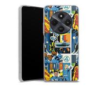 DeinDesign Coque en Silicone Compatible avec Xiaomi Redmi 14C Etui Silicone Coque Souple Marvel The Fantastic Four Produit sous Licence Officielle
