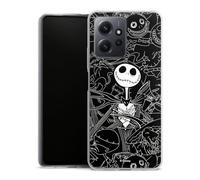 DeinDesign Coque en Silicone Compatible avec Xiaomi Redmi Note 12 4G Etui Silicone Coque Souple Halloween Disney L'Étrange Noël de Monsieur Jack