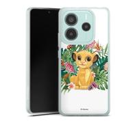 DeinDesign Coque en Silicone Compatible avec Xiaomi Redmi Note 14 5G Etui Silicone Coque Souple Disney Le Roi Lion Simba