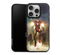 DeinDesign Coque en Silicone Premium Compatible avec Apple iPhone 16 Pro Etui Silicone Coque Souple Marvel Avengers Iron Man