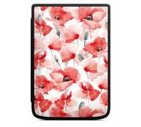DeinDesign Coque pour liseuse Compatible avec Vivlio Touch HD Plus Etui pour liseuse Protection pour liseuse Coquelicot Printemps Fleur