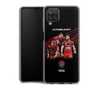 DeinDesign Coque Slim Compatible avec Samsung Galaxy A12 Etui Silicone Ultra Fine Coque en Silicone Ultra Fine RC Toulon Produit sous Licence Officielle Rugby Club Toulonnais