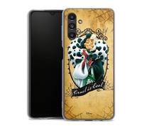 DeinDesign Coque Slim Compatible avec Samsung Galaxy A13 5G Etui Silicone Ultra Fine Coque en Silicone Ultra Fine 101 dalmatiens Cruella Produit sous Licence Officielle