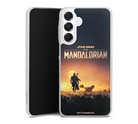 DeinDesign Coque Slim Compatible avec Samsung Galaxy A16 4G Etui Silicone Ultra Fine Coque en Silicone Ultra Fine Motif de série Star Wars The Mandalorian