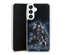 DeinDesign Coque Slim Compatible avec Samsung Galaxy A16 4G Etui Silicone Ultra Fine Coque en Silicone Ultra Fine Pirates des Caraïbes Crew Produit sous Licence Officielle