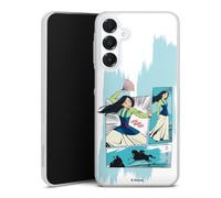 DeinDesign Coque Slim Compatible avec Samsung Galaxy A16 4G Etui Silicone Ultra Fine Coque en Silicone Ultra Fine Disney Mulan Produit sous Licence Officielle