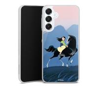 DeinDesign Coque Slim Compatible avec Samsung Galaxy A16 4G Etui Silicone Ultra Fine Coque en Silicone Ultra Fine Mulan Produit sous Licence Officielle Disney