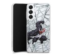 DeinDesign Coque Slim Compatible avec Samsung Galaxy A16 5G Etui Silicone Ultra Fine Coque en Silicone Ultra Fine Marvel Venom Méchant