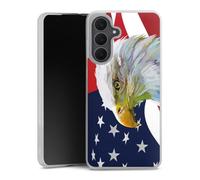 DeinDesign Coque Slim Compatible avec Samsung Galaxy A17 Case Ultra Fine Etui Silicone Ultra Fine Amérique Aigle Étoiles