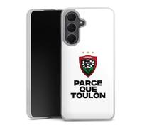 DeinDesign Coque Slim Compatible avec Samsung Galaxy A17 Case Ultra Fine Etui Silicone Ultra Fine RC Toulon Logo Produit sous Licence Officielle