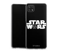 DeinDesign Coque Slim Compatible avec Samsung Galaxy A22 5G Etui Silicone Ultra Fine Coque en Silicone Ultra Fine Darth Vader Star Wars Logo