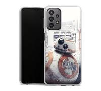 DeinDesign Coque Slim Compatible avec Samsung Galaxy A23 5G Etui Silicone Ultra Fine Coque en Silicone Ultra Fine Star Wars Robots Articles pour Fans