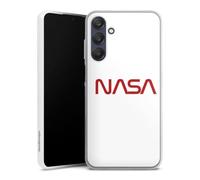 DeinDesign Coque Slim Compatible avec Samsung Galaxy A25 5G Etui Silicone Ultra Fine Coque en Silicone Ultra Fine NASA Logo Espace