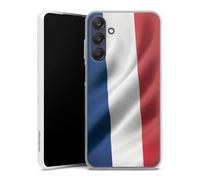 DeinDesign Coque Slim Compatible avec Samsung Galaxy A25 5G Etui Silicone Ultra Fine Coque en Silicone Ultra Fine Drapeau France Drapeaux