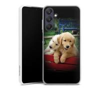 DeinDesign Coque Slim Compatible avec Samsung Galaxy A25 5G Etui Silicone Ultra Fine Coque en Silicone Ultra Fine Chien Golden Retriever Chiot