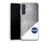 DeinDesign Coque Slim Compatible avec Samsung Galaxy A25 5G Etui Silicone Ultra Fine Coque en Silicone Ultra Fine NASA Lune Univers
