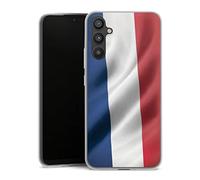 DeinDesign Coque Slim Compatible avec Samsung Galaxy A34 5G Etui Silicone Ultra Fine Coque en Silicone Ultra Fine Drapeau France Drapeaux