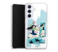 DeinDesign Coque Slim Compatible avec Samsung Galaxy A36 5G Etui Silicone Ultra Fine Coque en Silicone Ultra Fine Disney Mulan Produit sous Licence Officielle