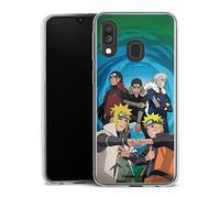DeinDesign Coque Slim Compatible avec Samsung Galaxy A40 Etui Silicone Ultra Fine Coque en Silicone Ultra Fine Hokage Naruto Shippuden Produit sous Licence Officielle