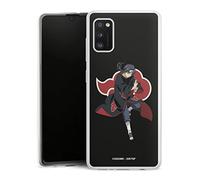 DeinDesign Coque Slim Compatible avec Samsung Galaxy A41 Etui Silicone Ultra Fine Coque en Silicone Ultra Fine Itachi Uchiha Produit sous Licence Officielle Naruto Shippuden