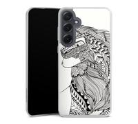 DeinDesign Coque Slim Compatible avec Samsung Galaxy A55 5G Etui Silicone Ultra Fine Coque en Silicone Ultra Fine Le Roi Lion Produit sous Licence Officielle Mufasa