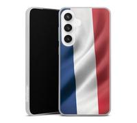 DeinDesign Coque Slim Compatible avec Samsung Galaxy S24 FE 5G Etui Silicone Ultra Fine Coque en Silicone Ultra Fine Drapeau France Drapeaux