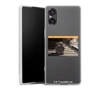 DeinDesign Coque Slim Compatible avec Sony Xperia 5 V Etui Silicone Ultra Fine Coque en Silicone Ultra Fine Star Wars Motif sans Fond Baby Yoda