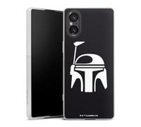 DeinDesign Coque Slim Compatible avec Sony Xperia 5 V Etui Silicone Ultra Fine Coque en Silicone Ultra Fine Star Wars The Mandalorian Boba Fett