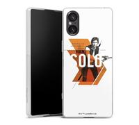 DeinDesign Coque Slim Compatible avec Sony Xperia 5 V Etui Silicone Ultra Fine Coque en Silicone Ultra Fine Han Solo Star Wars