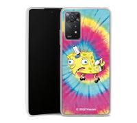 DeinDesign Coque Slim Compatible avec Xiaomi Redmi Note 11 Pro 4G Etui Silicone Ultra Fine Coque en Silicone Ultra Fine Bob l'éponge Batik Produit sous Licence Officielle