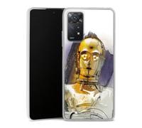 DeinDesign Coque Slim Compatible avec Xiaomi Redmi Note 11 Pro 4G Etui Silicone Ultra Fine Coque en Silicone Ultra Fine Star Wars C-3PO Film cinéma