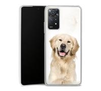 DeinDesign Coque Slim Compatible avec Xiaomi Redmi Note 11 Pro 4G Etui Silicone Ultra Fine Coque en Silicone Ultra Fine Chien Golden Retriever Animaux