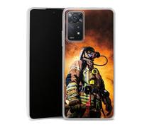 DeinDesign Coque Slim Compatible avec Xiaomi Redmi Note 11 Pro 4G Etui Silicone Ultra Fine Coque en Silicone Ultra Fine Sauveteur Vocation Pompier