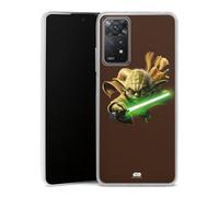 DeinDesign Coque Slim Compatible avec Xiaomi Redmi Note 11 Pro 4G Etui Silicone Ultra Fine Coque en Silicone Ultra Fine Star Wars Yoda Articles pour Fans