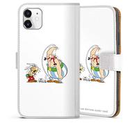 DeinDesign Etui Compatible avec Apple iPhone 11 Etui Folio Etui magnetique Astérix Obélix Produit sous Licence Officielle