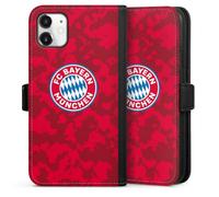 DeinDesign Etui Compatible avec Apple iPhone 11 Etui Folio Etui magnetique FC Bayern Munich Camouflage FCB