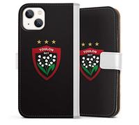 DeinDesign Etui Compatible avec Apple iPhone 13 Etui Folio Etui magnetique RC Toulon Produit sous Licence Officielle RC Toulonnais